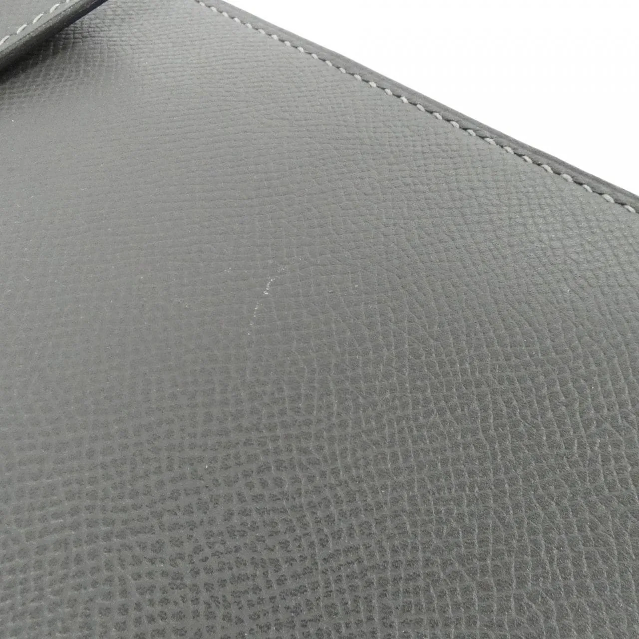 HERMES Kelly 043849CK Handbag Epsom Black Epsom Leather Rank B - Thumbnail 6