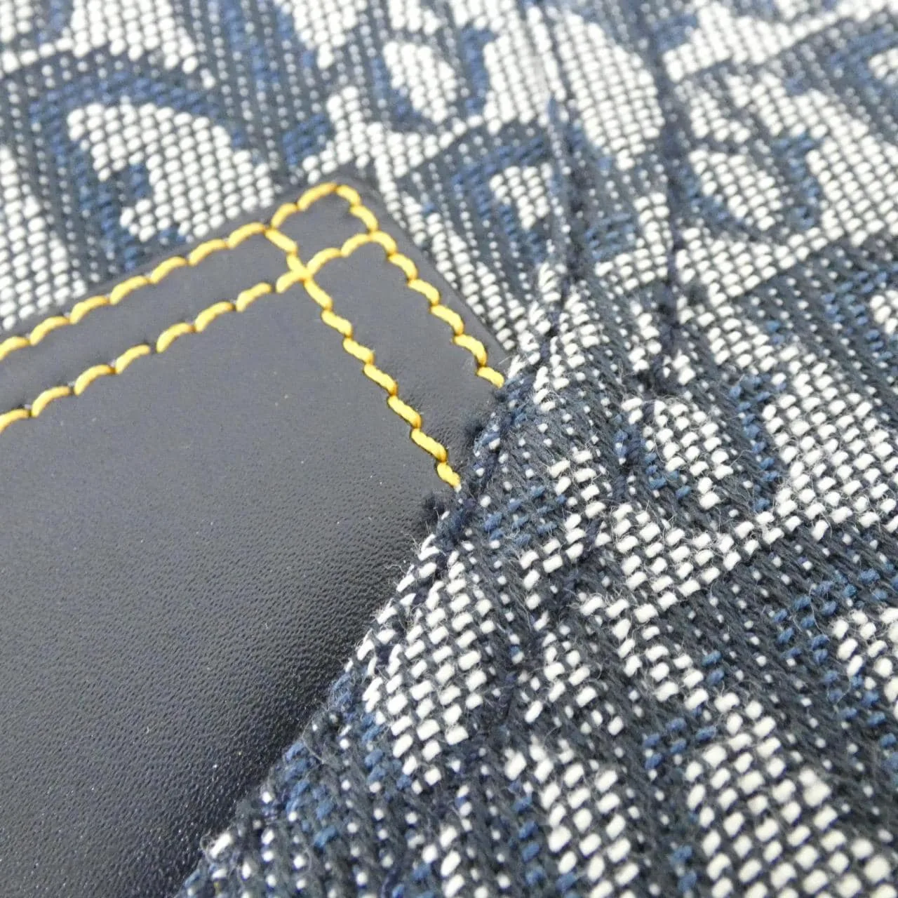 DIOR Handbag Canvas Blue Canvas Rank A - Thumbnail 4