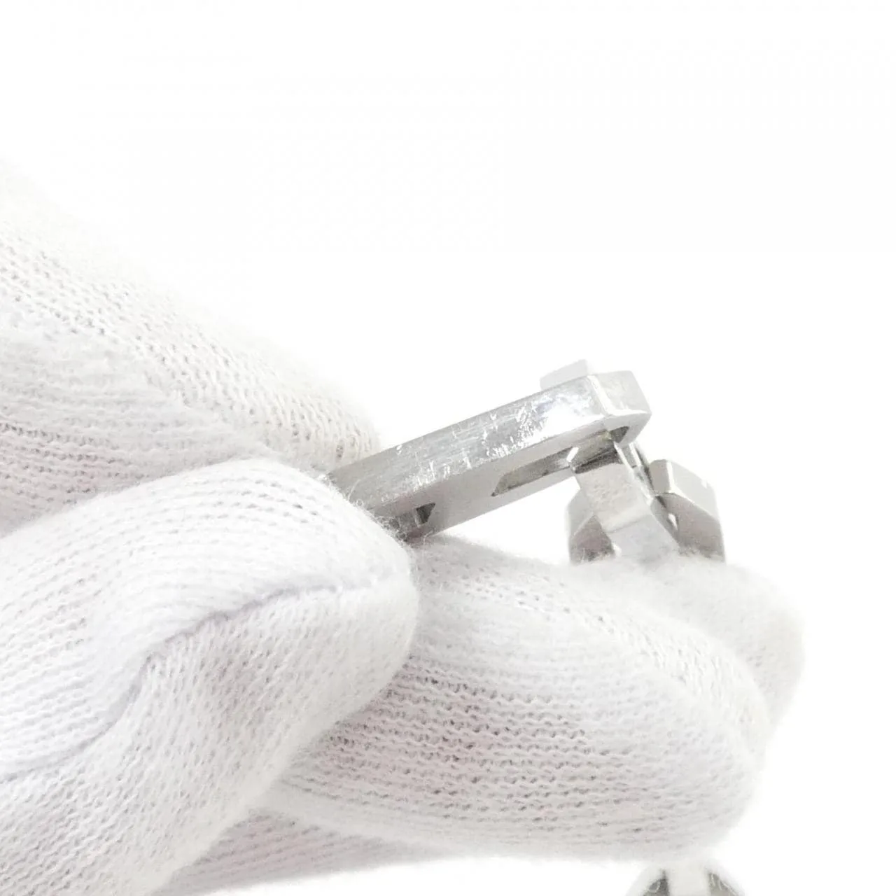 HERMES 077297FJ Accessories Silver Rank A - Thumbnail 3