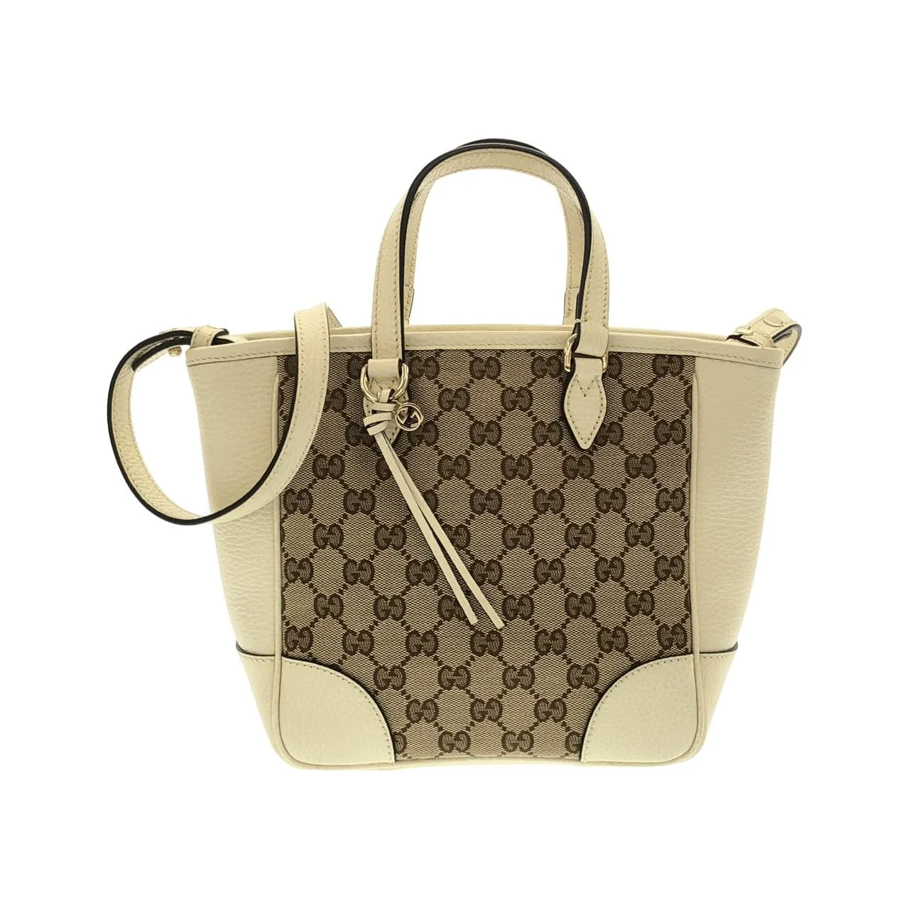 GUCCI GG Supreme 449241 KY9LG 手提包 帆布 Black