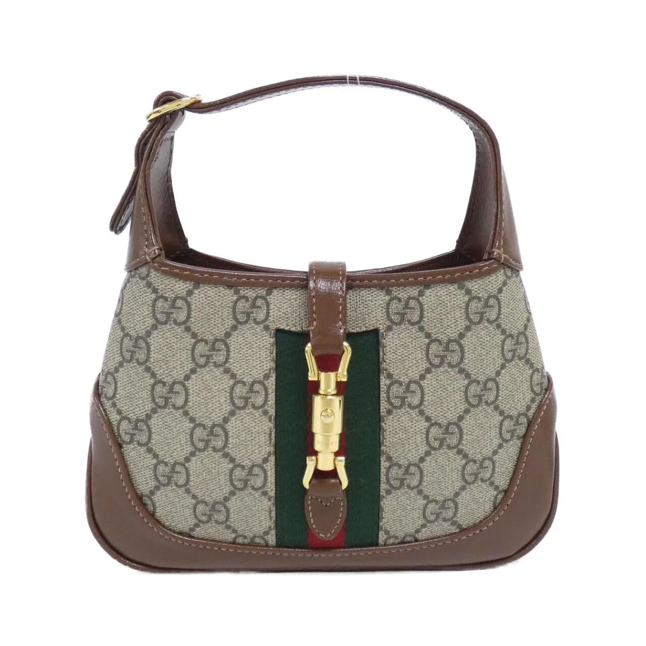 GUCCI Jackie 637092 HUHHG Handbag Canvas Black