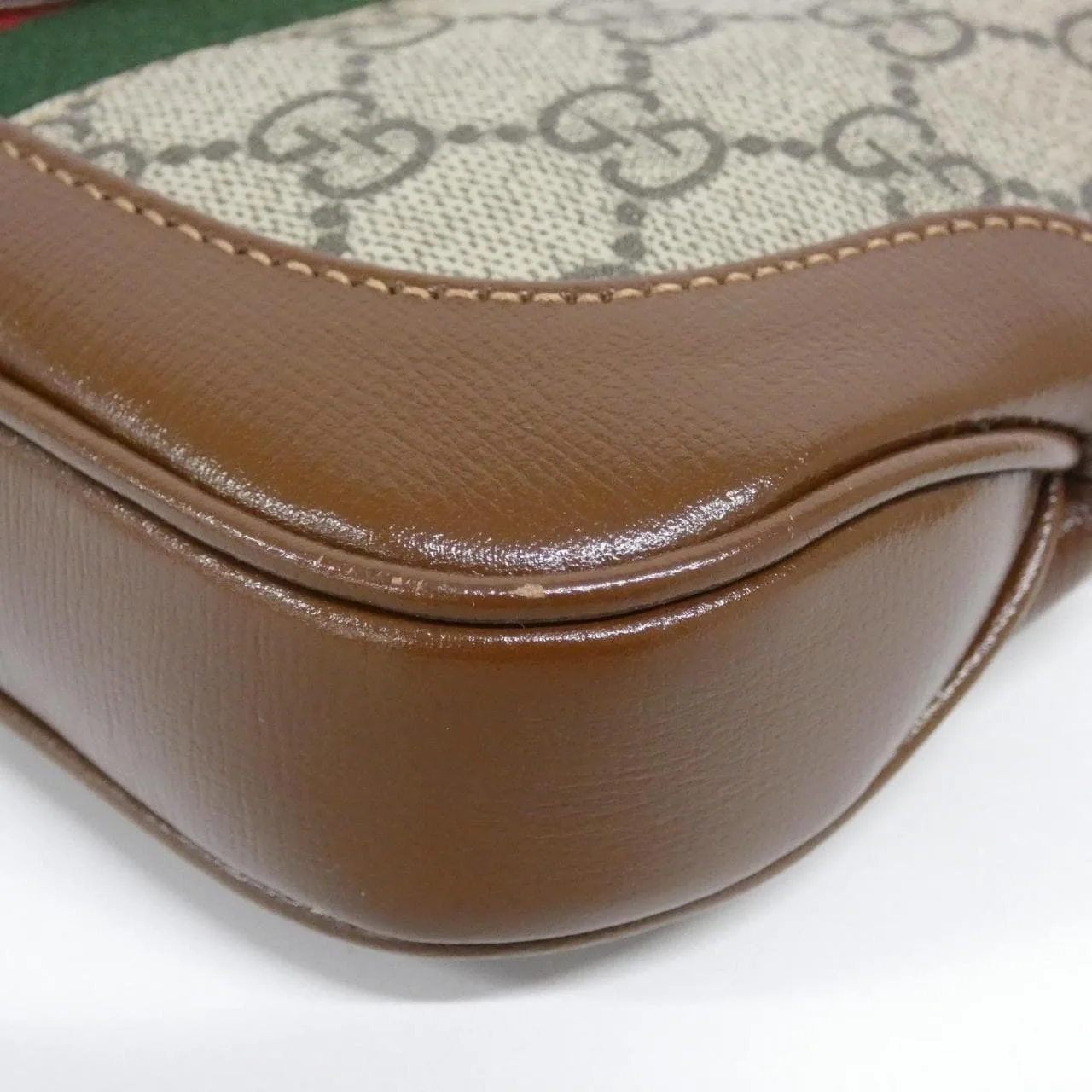 GUCCI Jackie 637092 HUHHG Handbag Canvas 黑色 帆布 中古品A - 縮圖 3