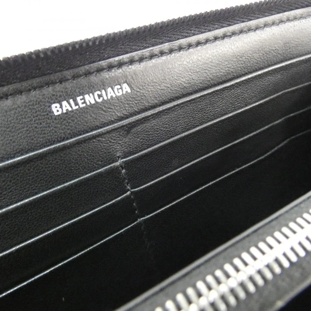 BALENCIAGA 717787 210JS Wallet Black Rank A - Thumbnail 9