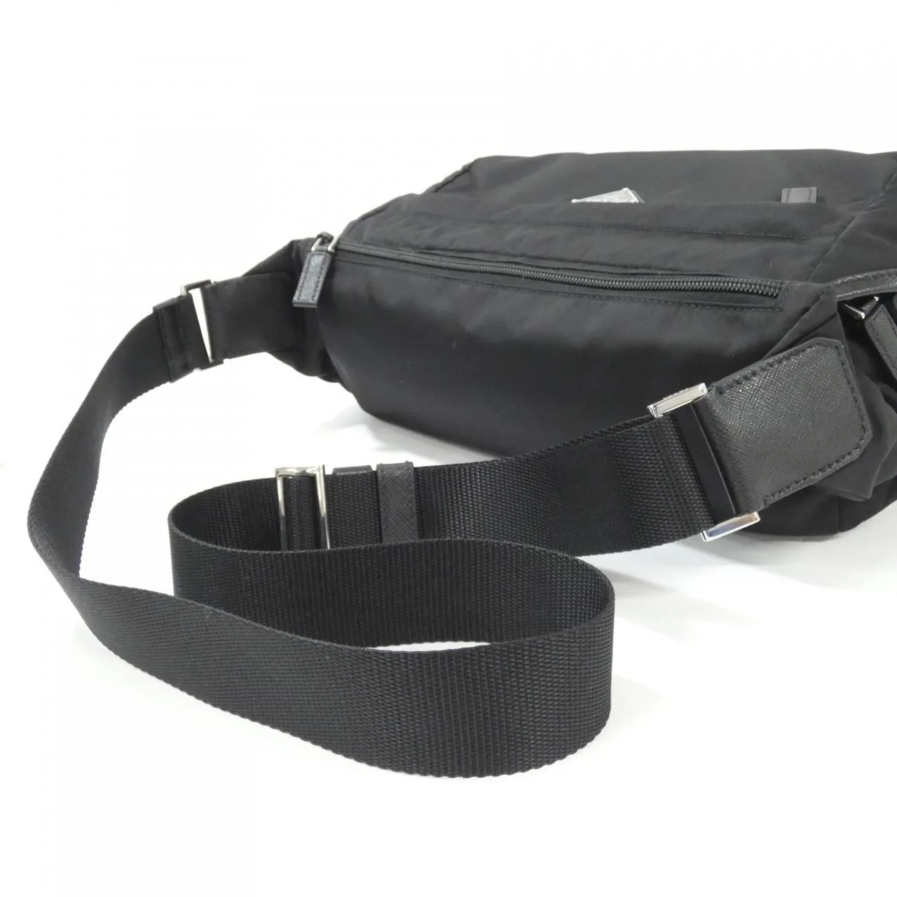 PRADA 2VH994 Shoulder 黑色 中古品A - 縮圖 7