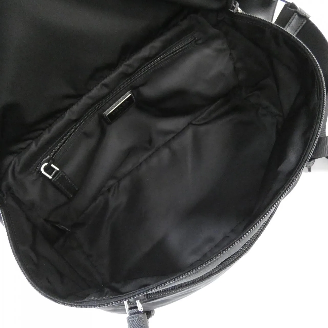 PRADA 2VH994 Shoulder 黑色 中古品A - 縮圖 8