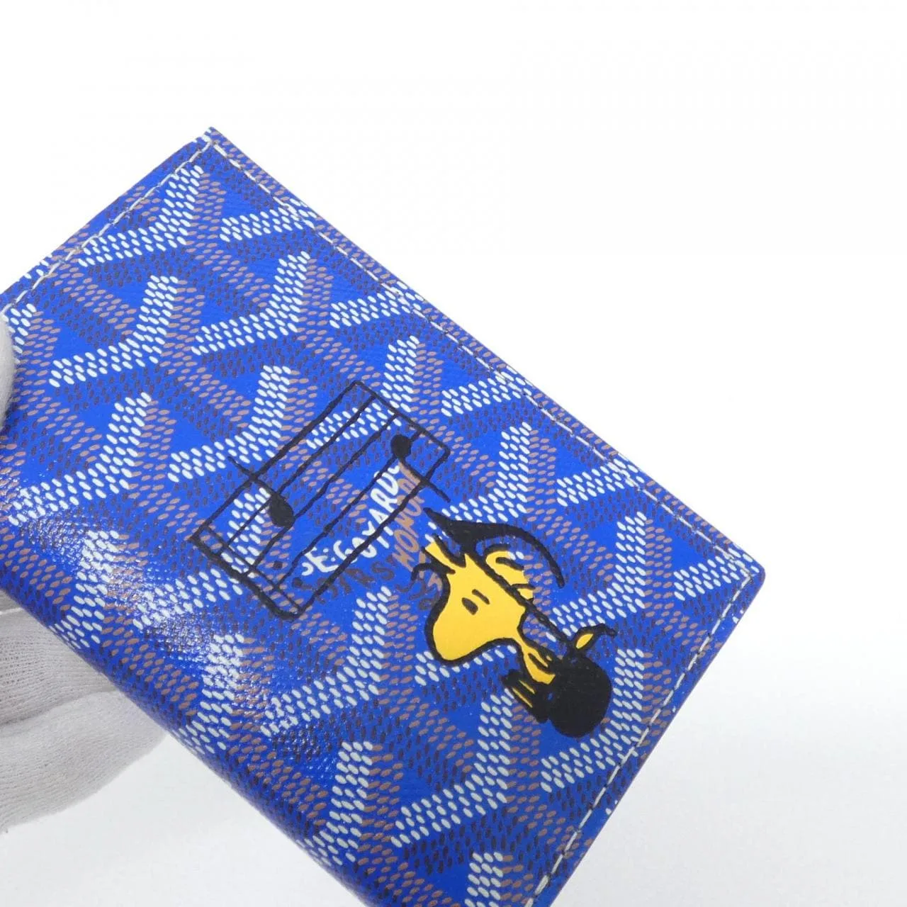 GOYARD APM115 卡片套 帆布 藍色 帆布 中古品A - 縮圖 3