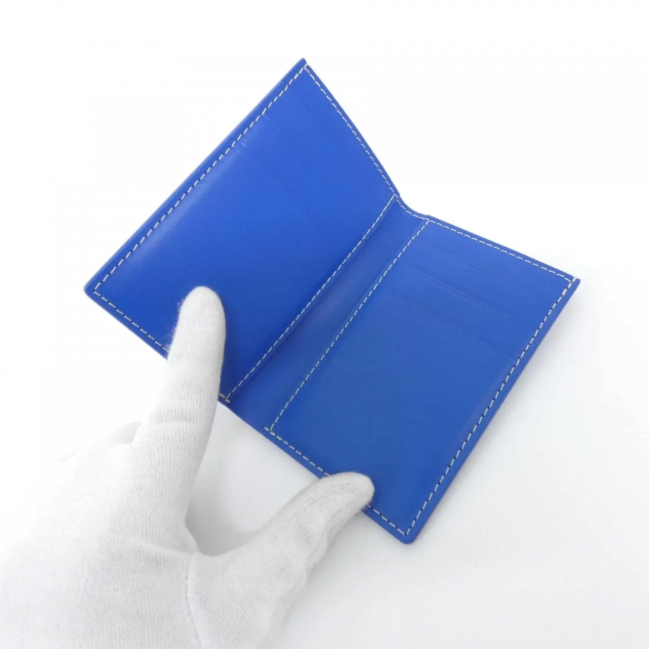 GOYARD APM115 卡片套 帆布 藍色 帆布 中古品A - 縮圖 4