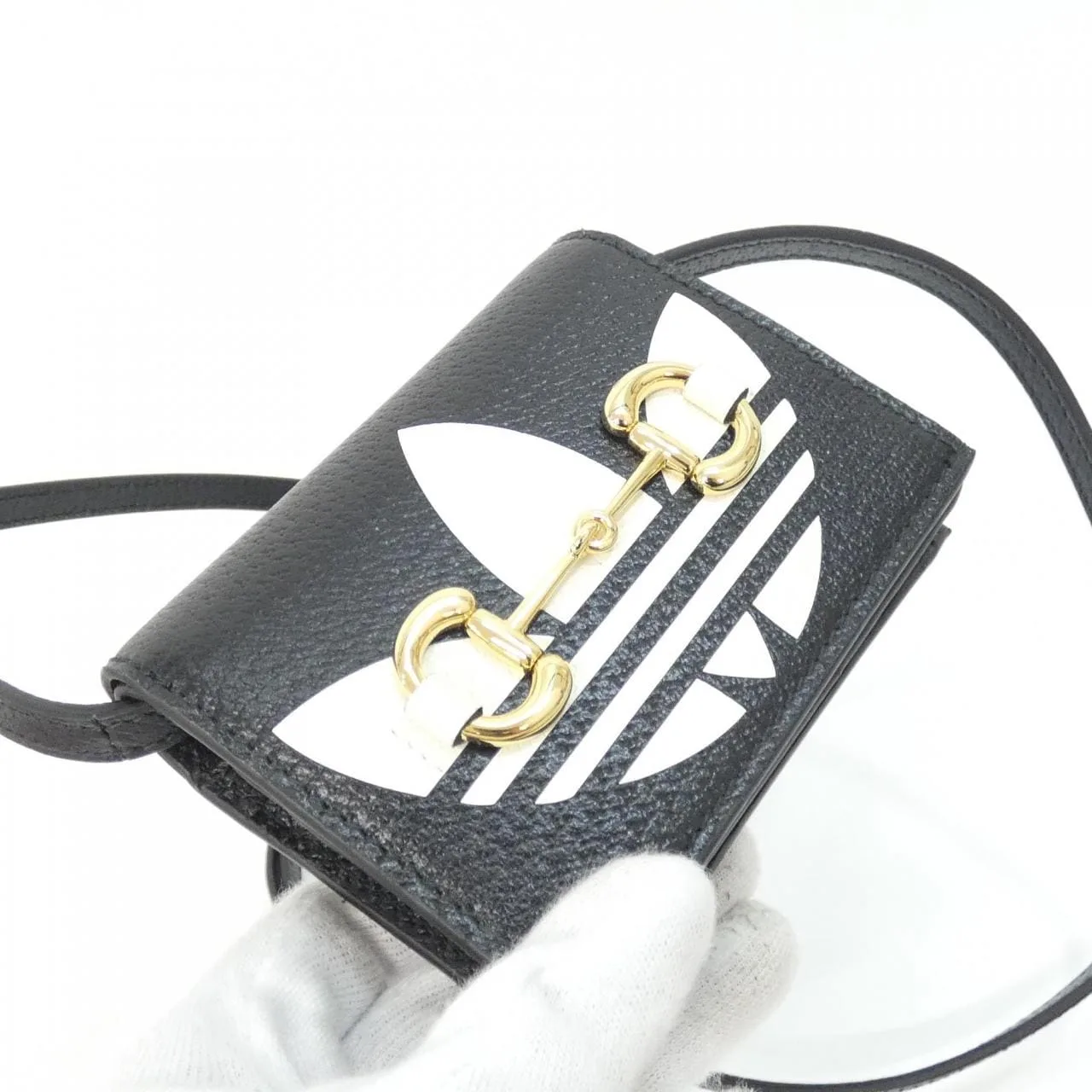 GUCCI 702248 DJ24G Wallet Leather Black Leather Rank A - Thumbnail 6