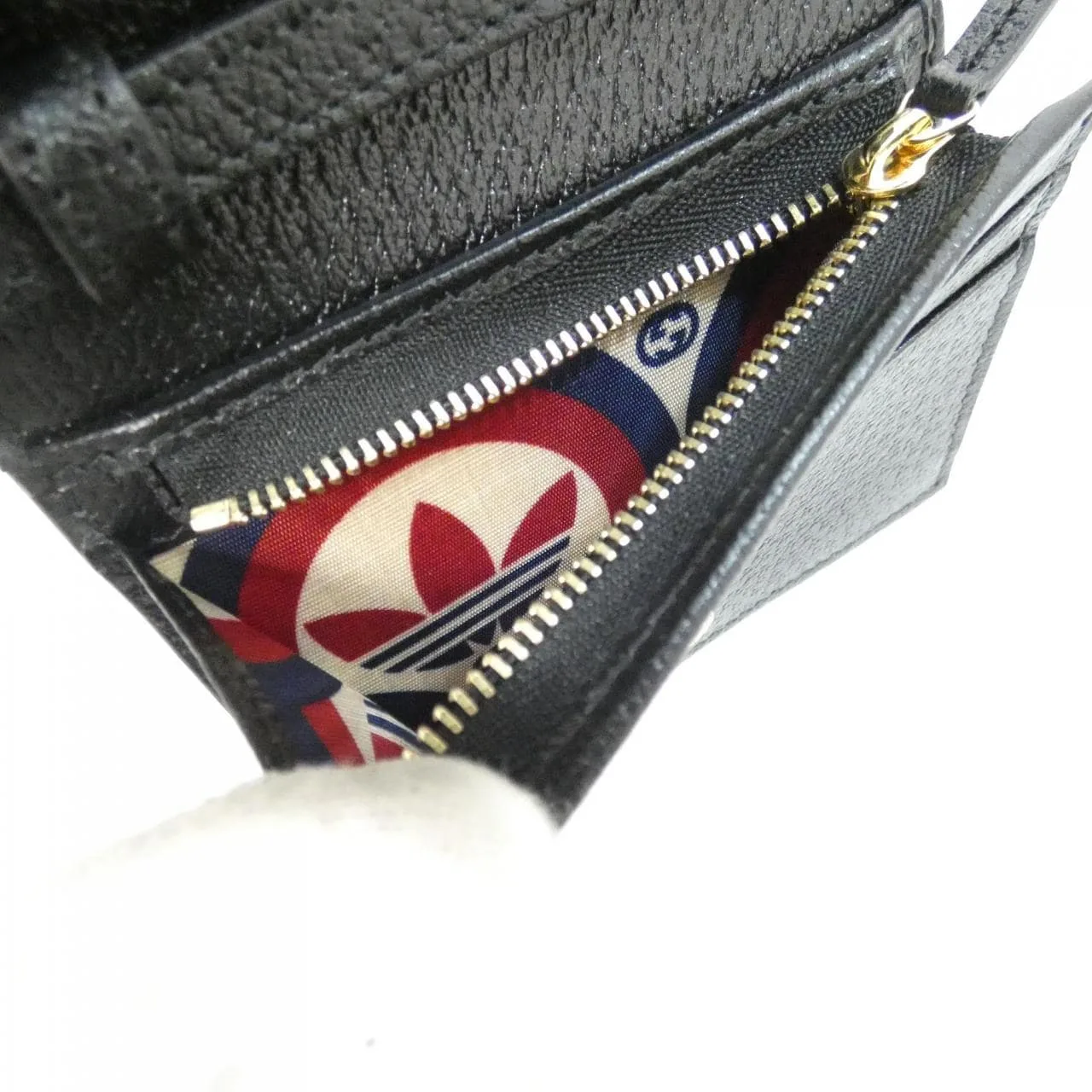 GUCCI 702248 DJ24G Wallet Leather Black Leather Rank A - Thumbnail 9
