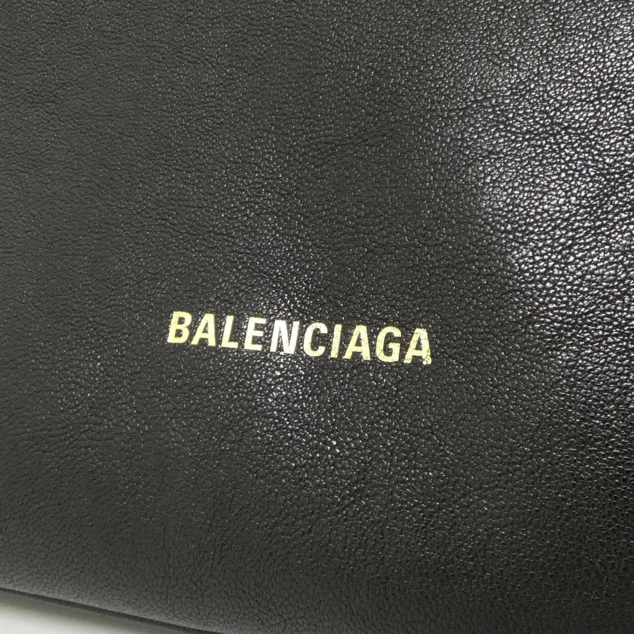 BALENCIAGA 846947 2AB5X Handbag Leather Black Leather Rank A - Thumbnail 4