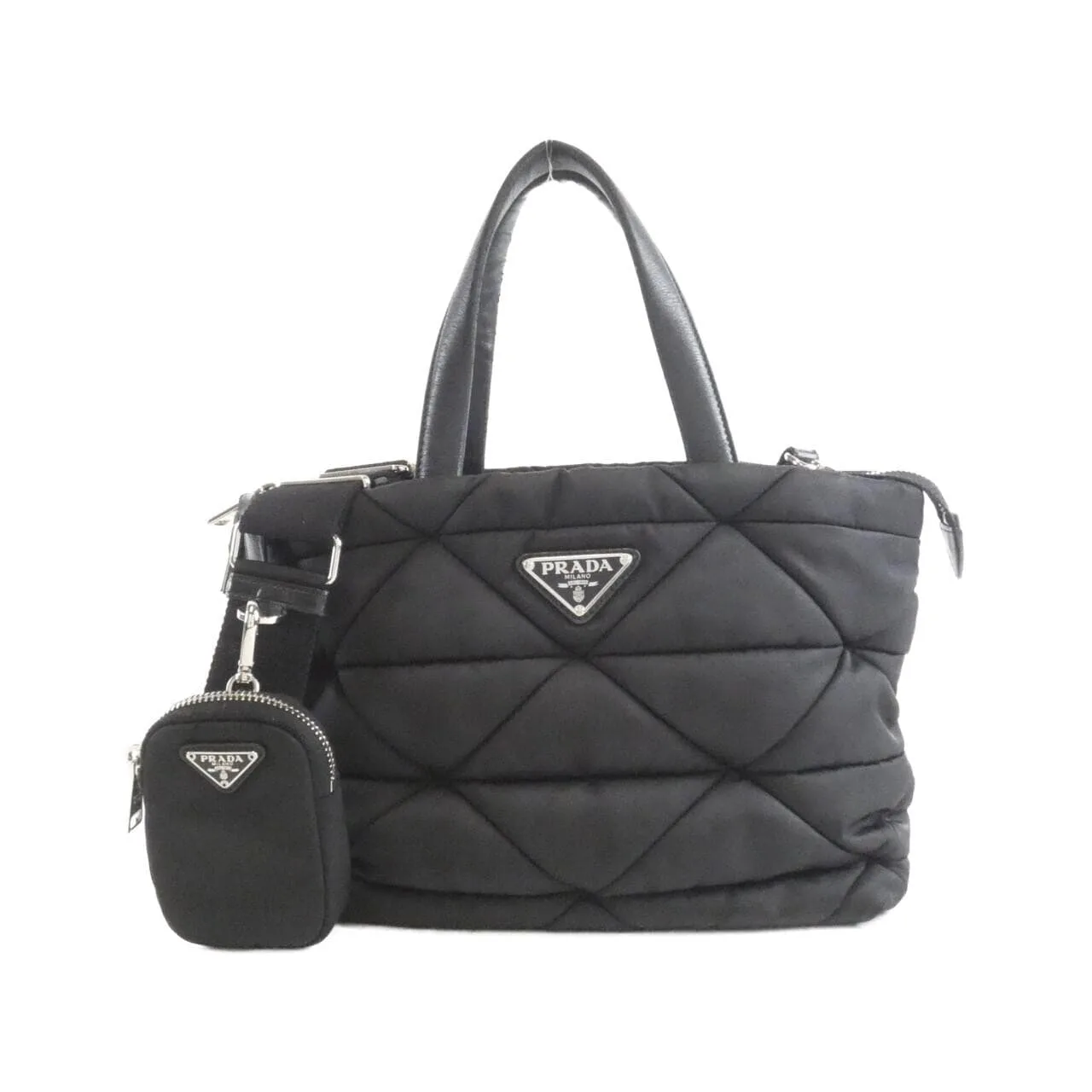 PRADA 1BG373 Handbag Leather