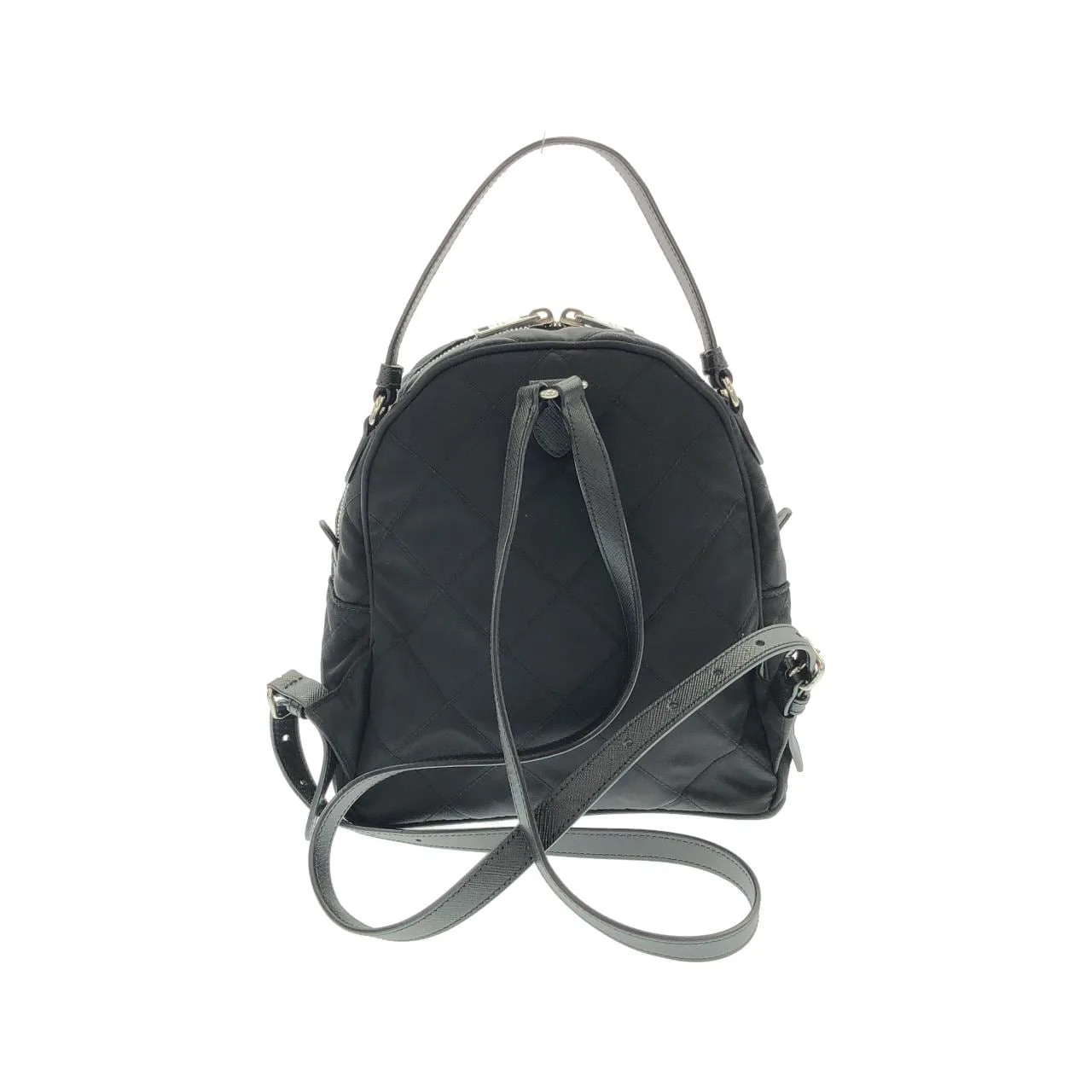 PRADA 1BZ066 背包 黑色 中古品A - 縮圖 2
