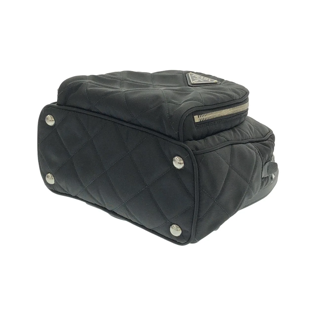 PRADA 1BZ066 背包 黑色 中古品A - 縮圖 3