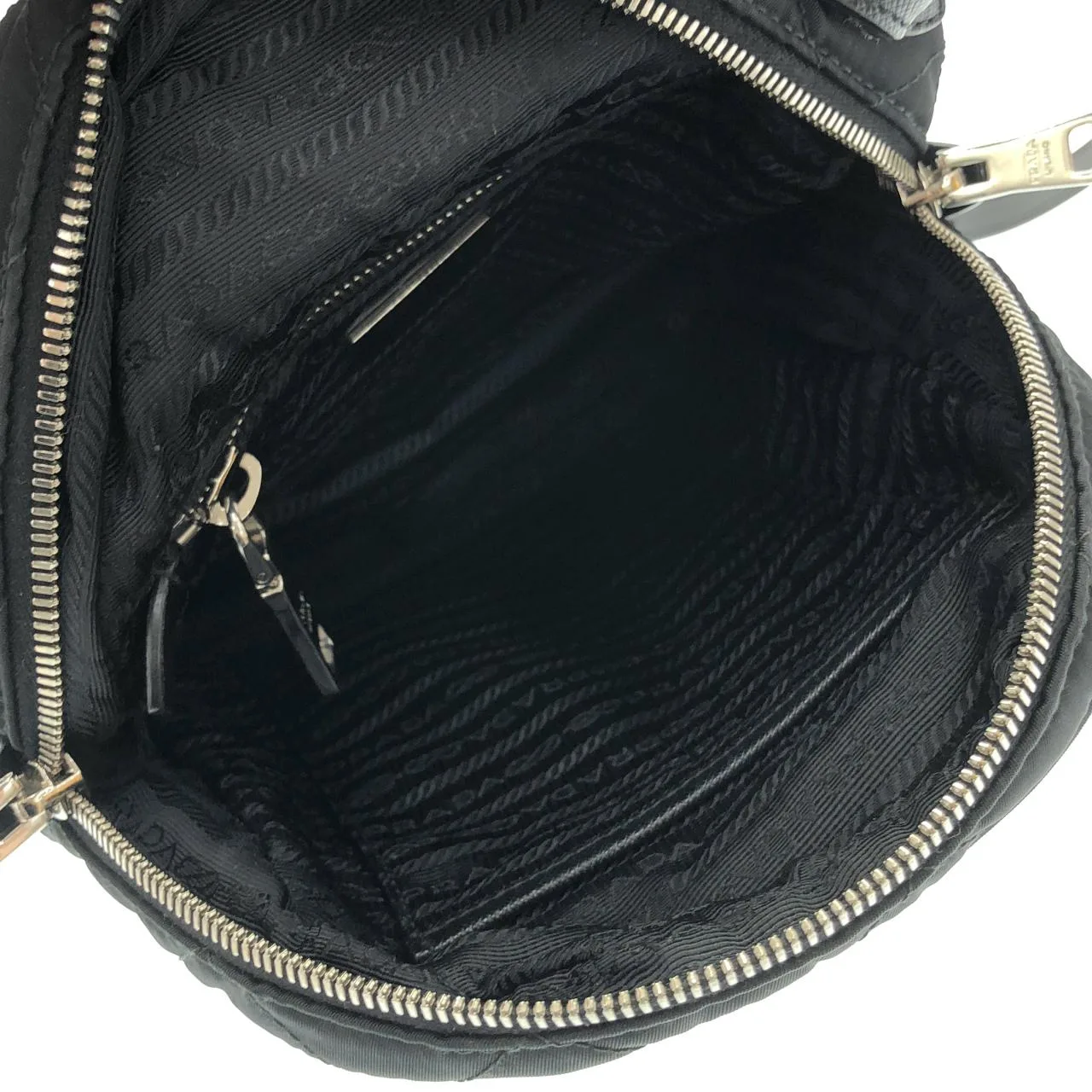 PRADA 1BZ066 背包 黑色 中古品A - 縮圖 7
