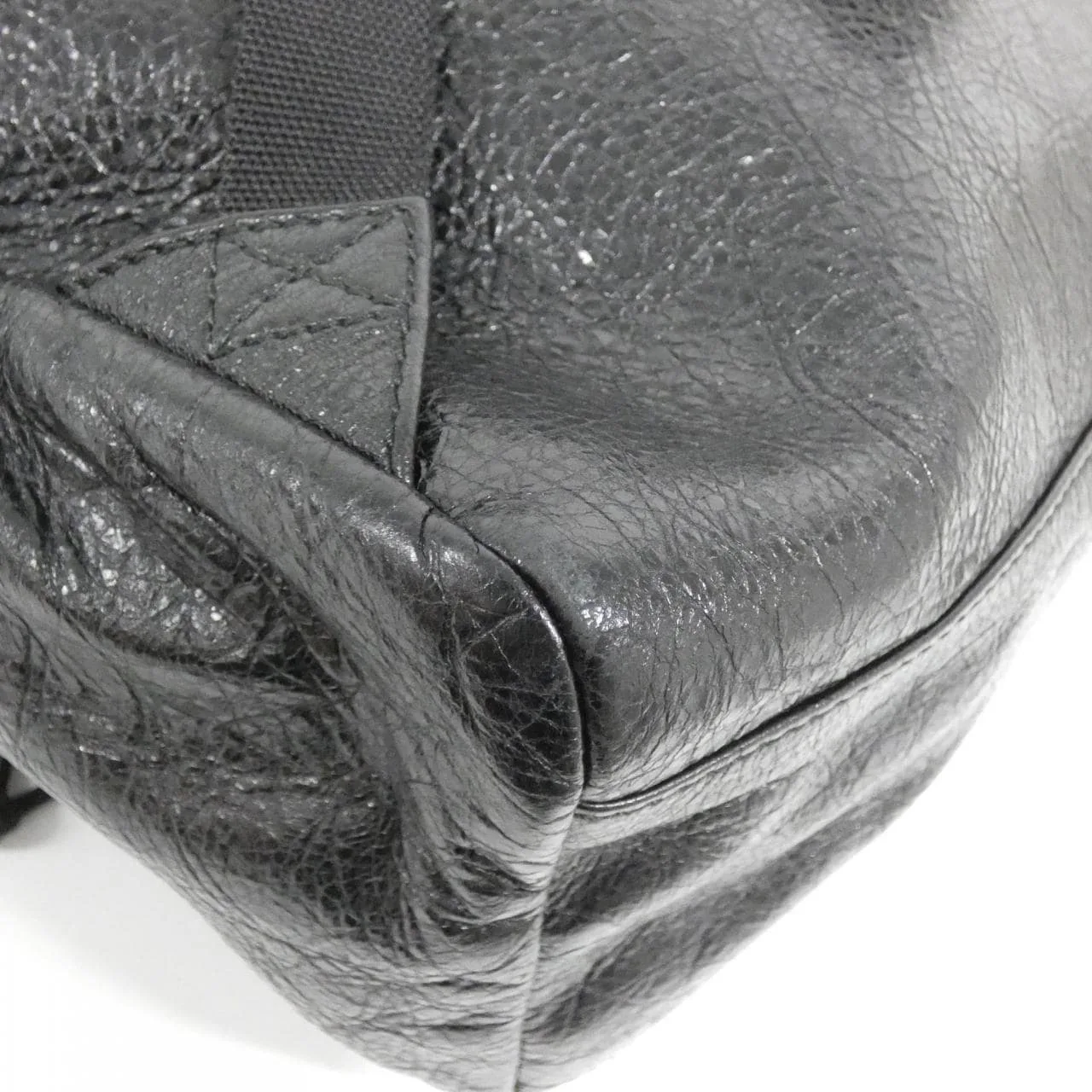 BALENCIAGA 503221 1VG07 Backpack Lambskin Black Lambskin Rank A - Thumbnail 4