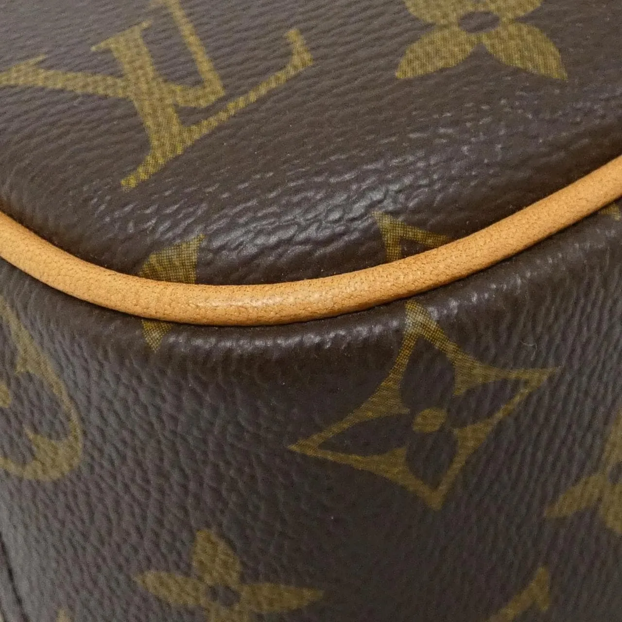LOUIS VUITTON M42228 Handbag Monogram 黑色 Monogram 中古品A - 縮圖 3