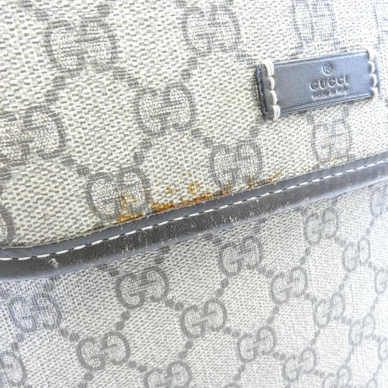 GUCCI 223666 肩背包 米色 中古品B - 縮圖 4
