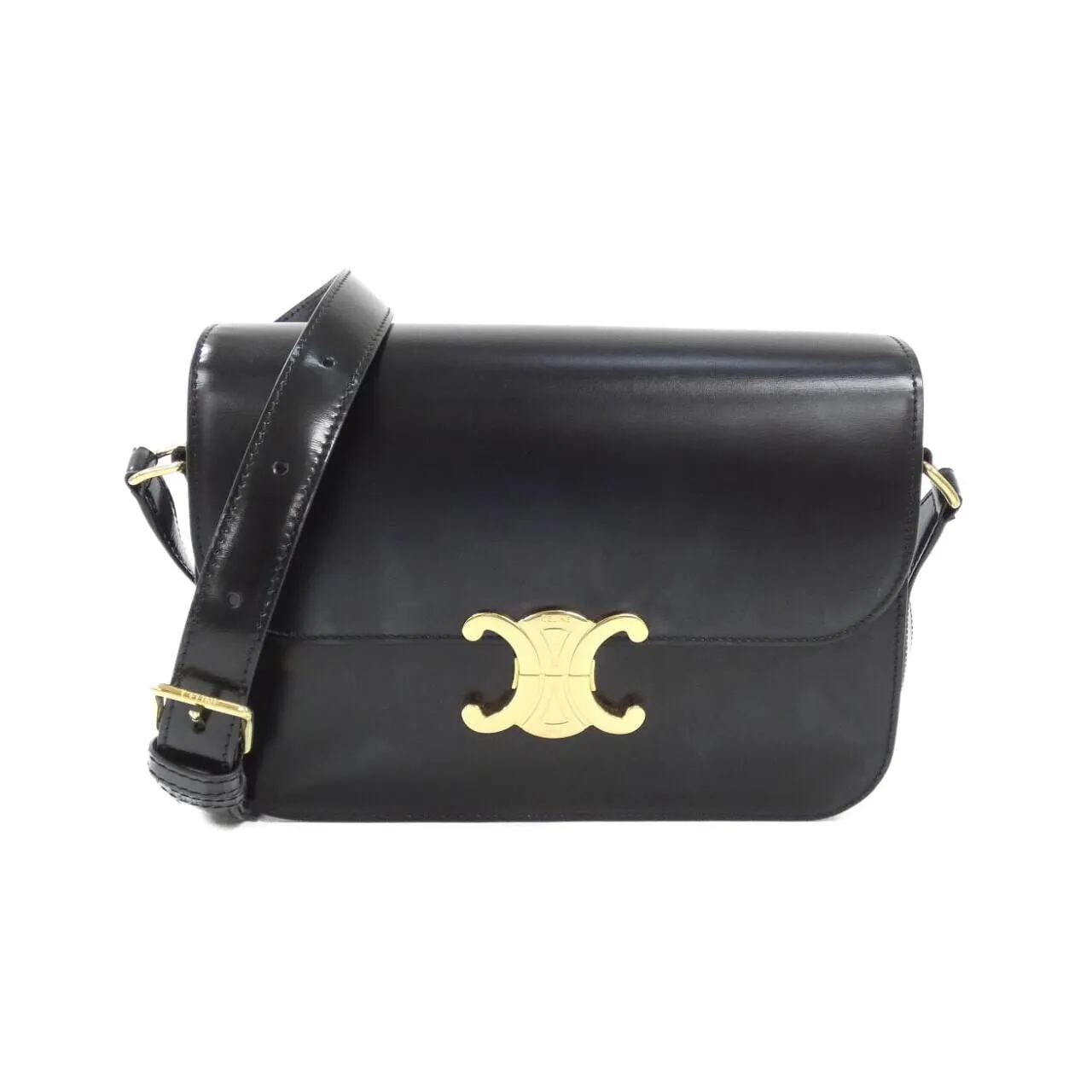CELINE Triomphe 187363BF4 Shoulder Black