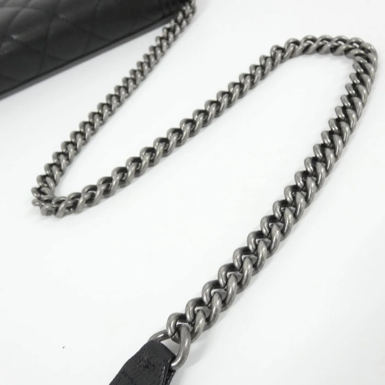 CHANEL Boy Chanel AP1117 Wallet Grained Calfskin Black Grained Calfskin Rank A - Thumbnail 6
