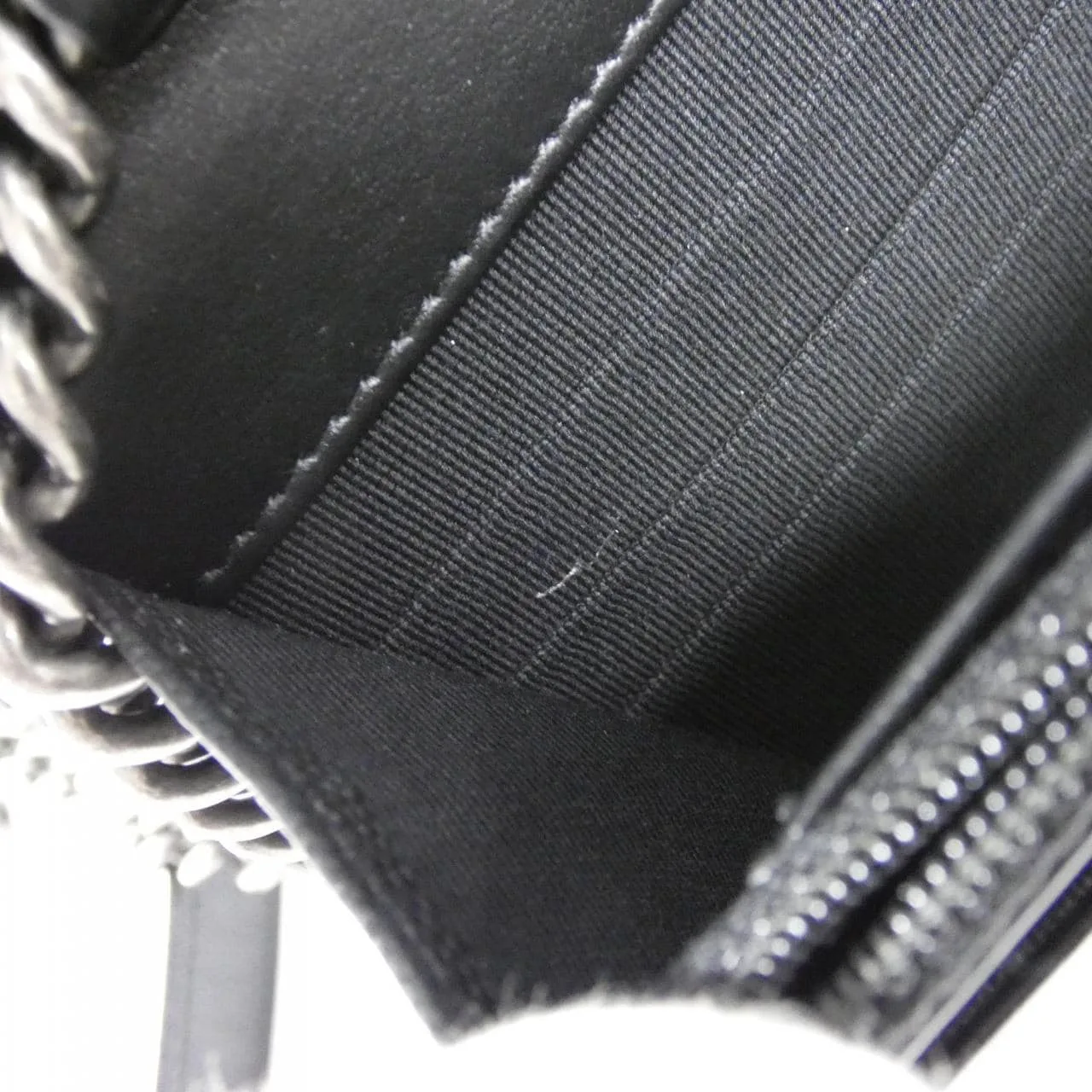 CHANEL Boy Chanel AP1117 Wallet Grained Calfskin Black Grained Calfskin Rank A - Thumbnail 10