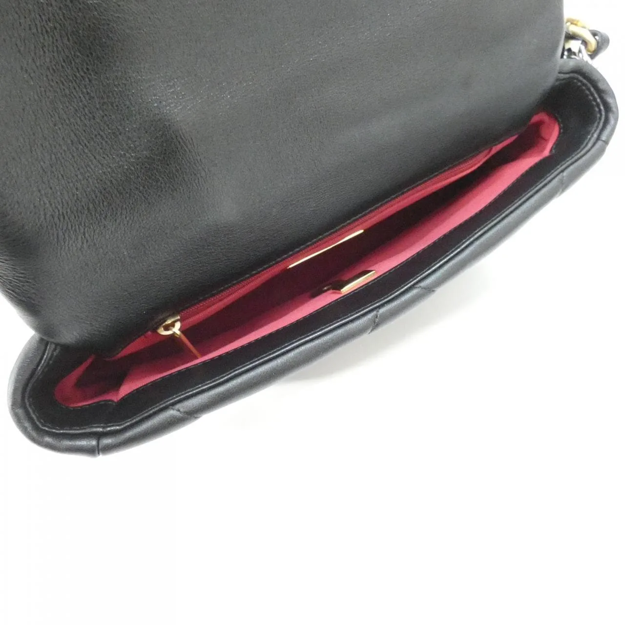 CHANEL Chanel 19 AS1160 Shoulder Lambskin Black Lambskin Rank A - Thumbnail 8