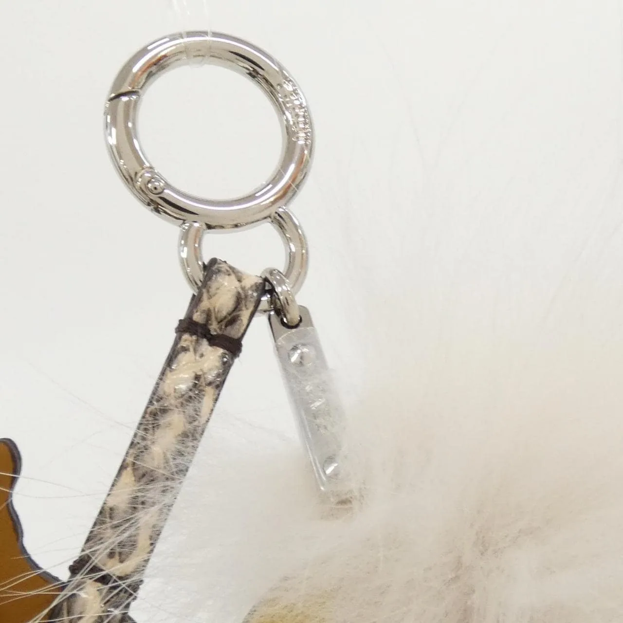 FENDI Key Case Leather Black Leather Rank A - Thumbnail 4