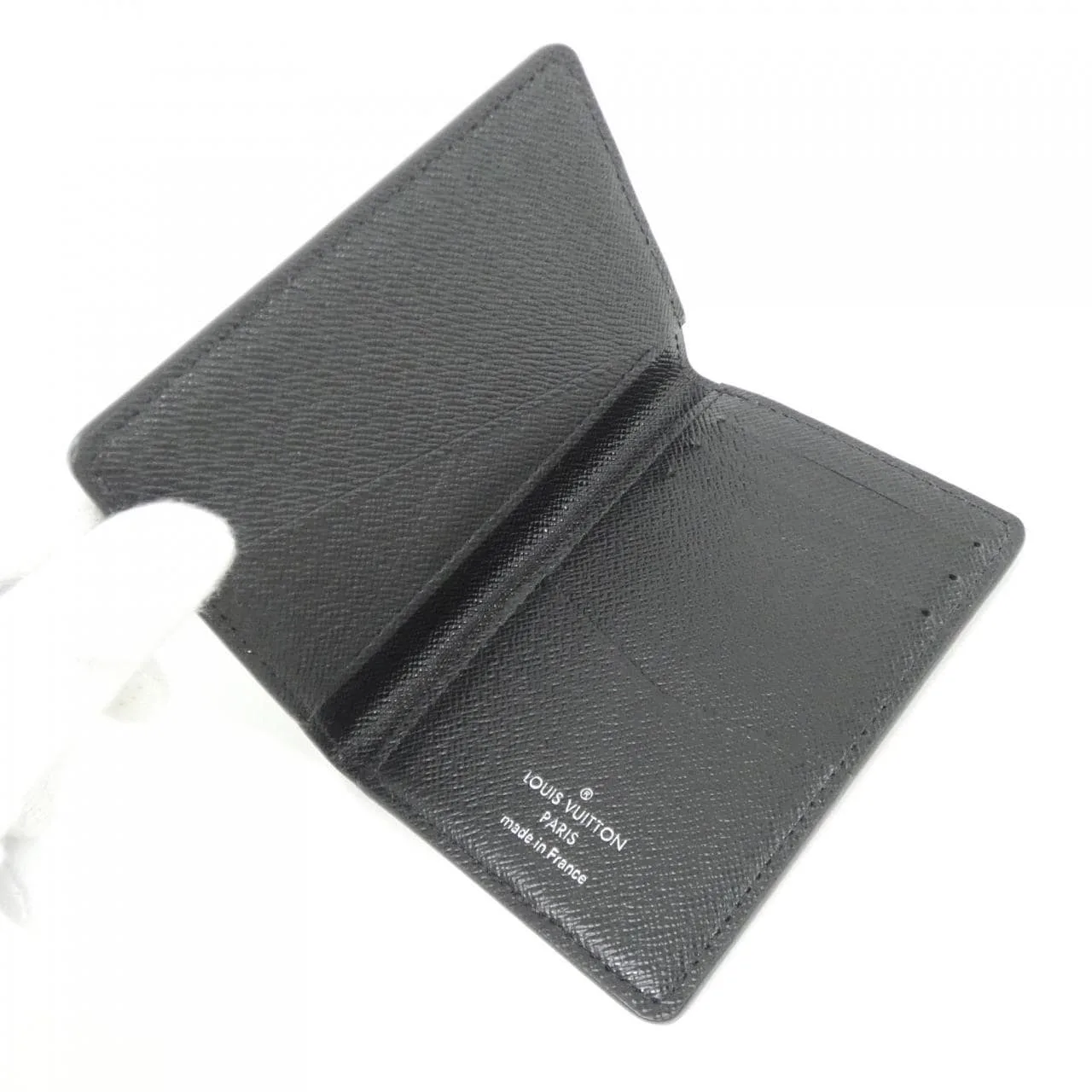 LOUIS VUITTON N63143 Card Case Damier Black Damier Rank A - Thumbnail 6