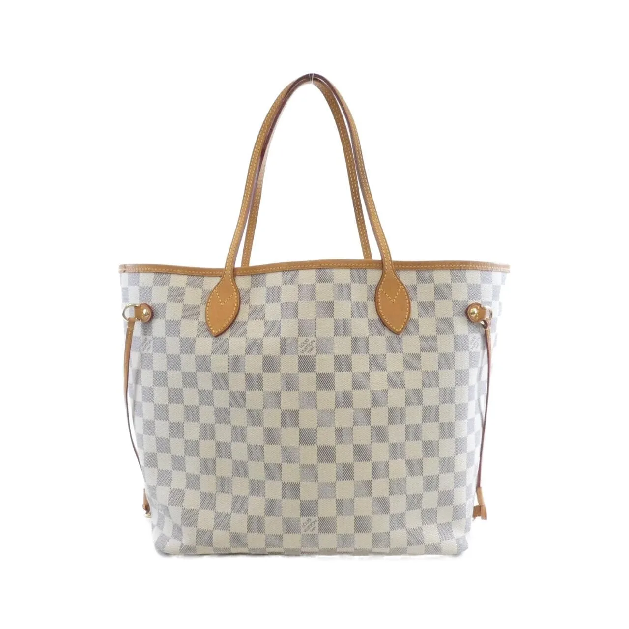 LOUIS VUITTON Neverfull N51107 Tote Damier Black