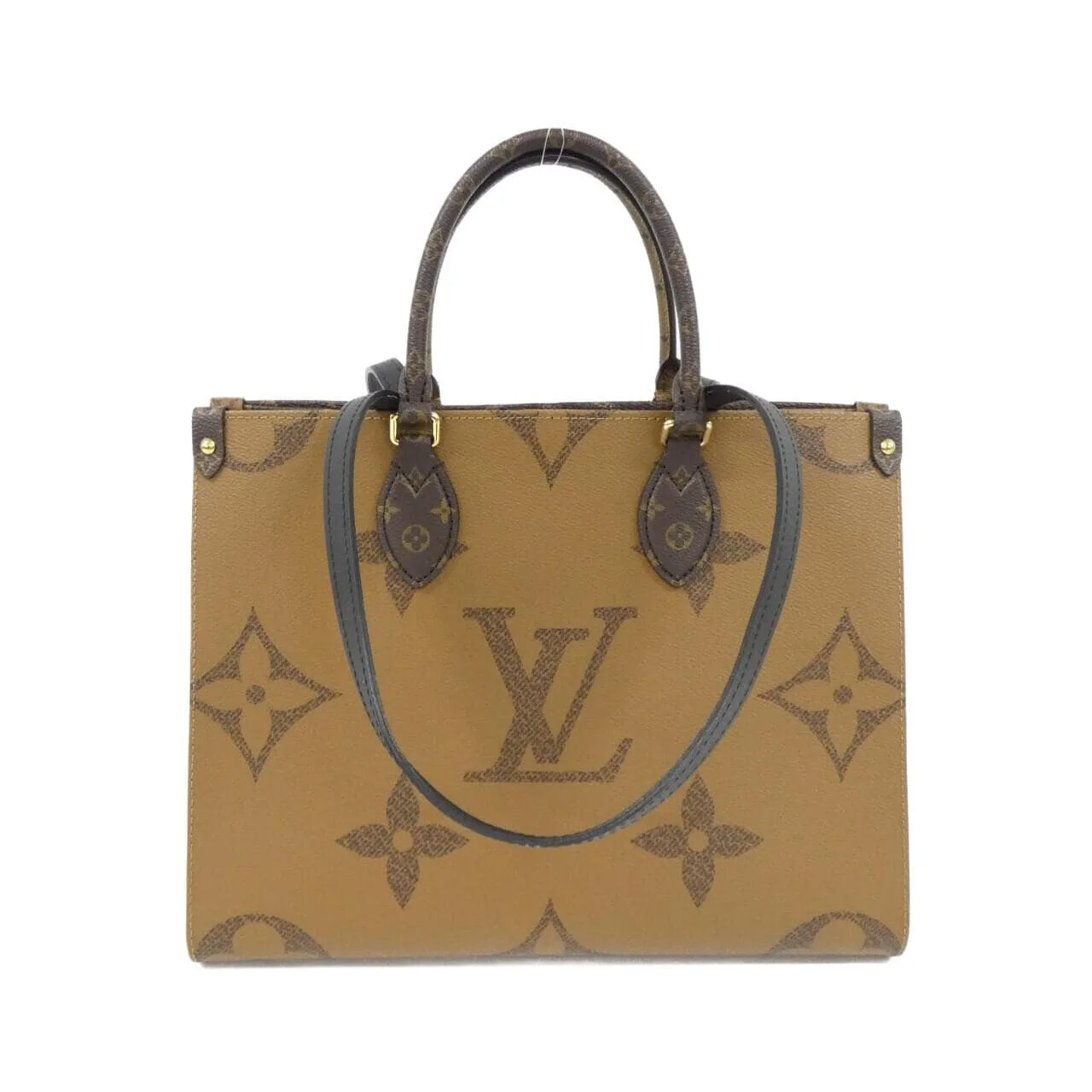 LOUIS VUITTON OnTheGo M45321 Handbag Monogram 黑色 Monogram 中古品A - 縮圖 2