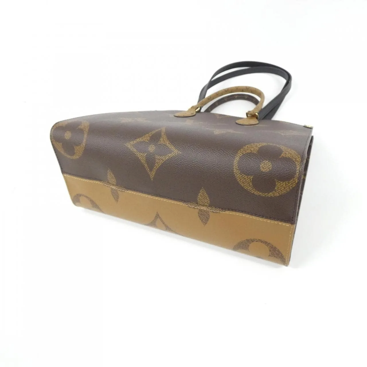 LOUIS VUITTON OnTheGo M45321 Handbag Monogram 黑色 Monogram 中古品A - 縮圖 3