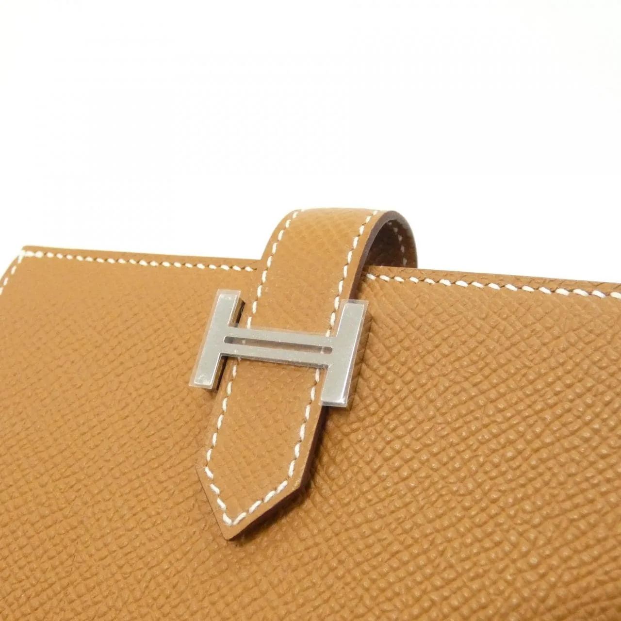 HERMES 039790CK Wallet Epsom Gold Epsom Leather Rank A - Thumbnail 3