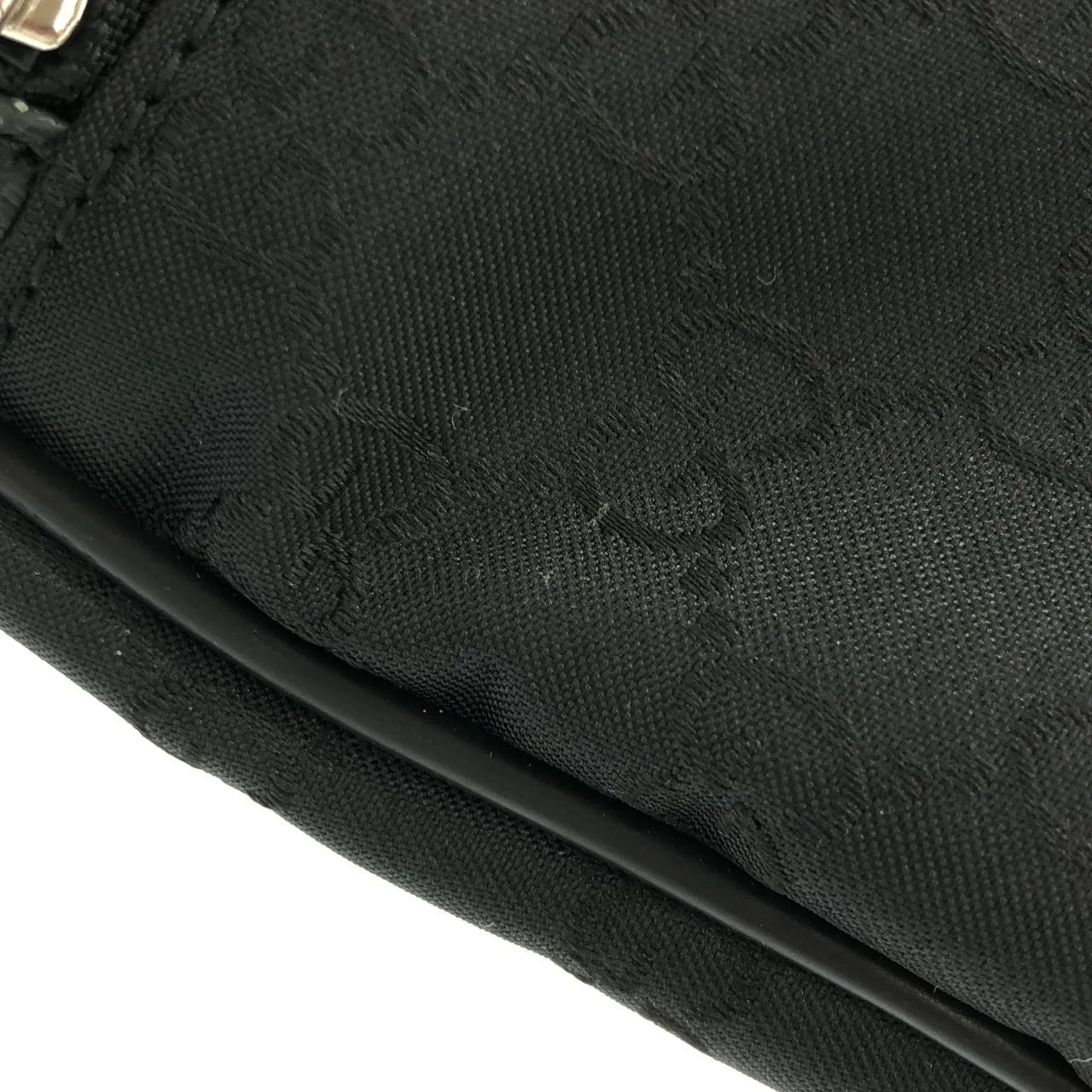 GUCCI GG Supreme 449184 G1XHN 肩背包 尼龍 黑色 尼龍 中古品A - 縮圖 7