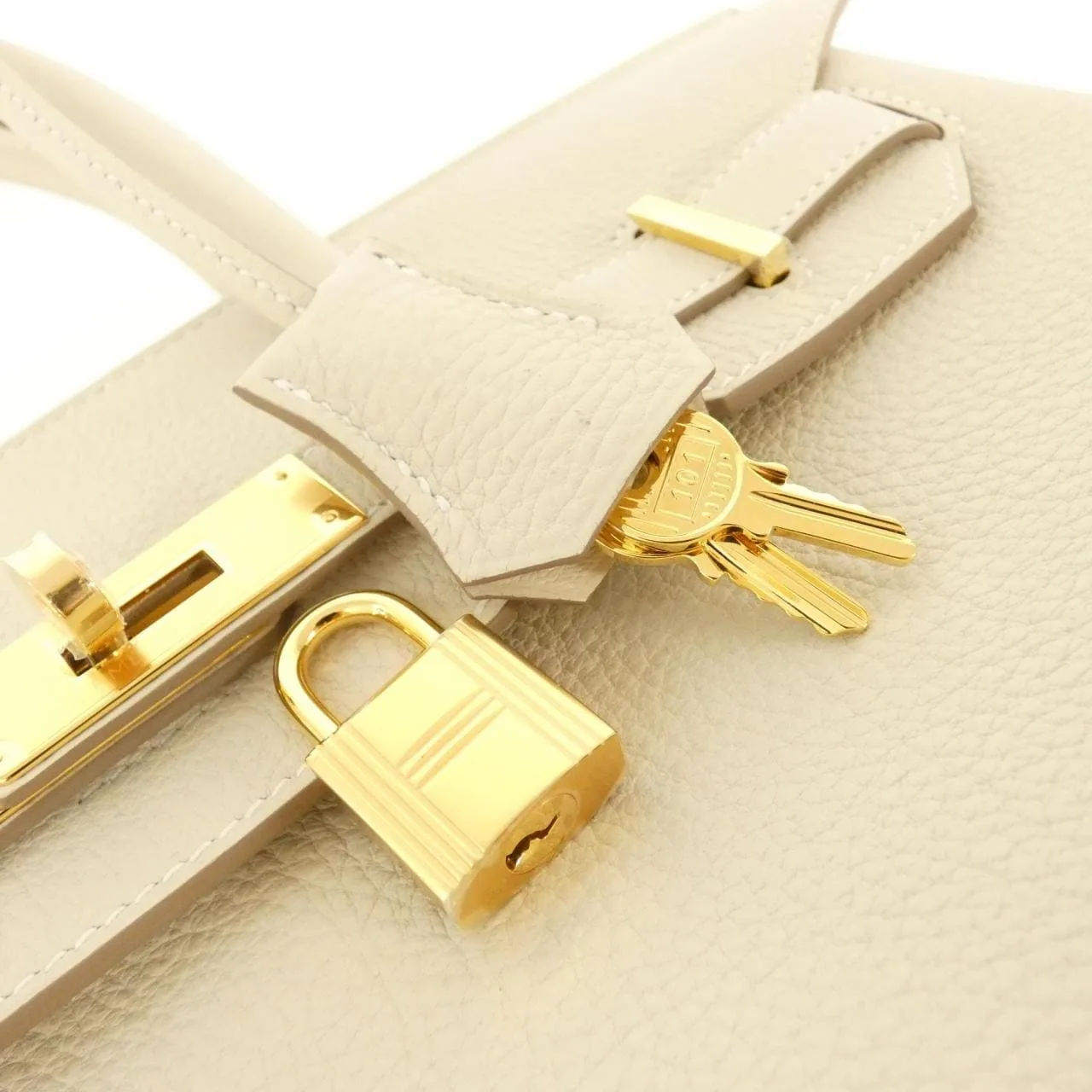 HERMES Birkin 027633CC Handbag Togo Togo Leather Unused - Thumbnail 4