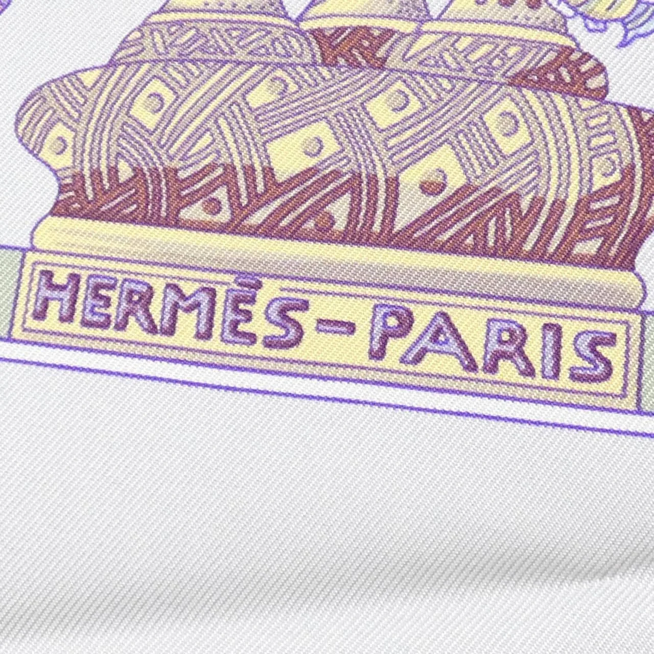 HERMES Scarf Black Rank A - Thumbnail 2