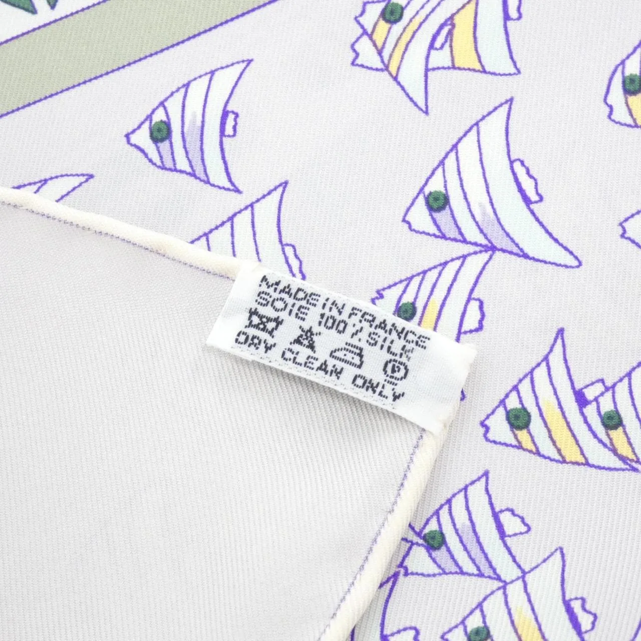 HERMES Scarf Black Rank A - Thumbnail 4