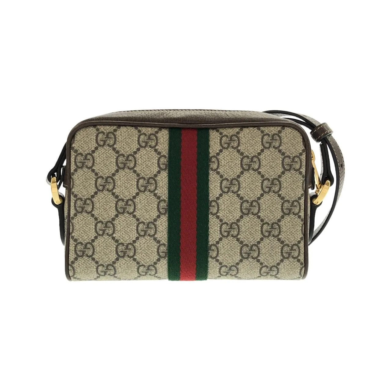 GUCCI 517350 96IWS 肩背包 帆布 黑色 帆布 中古品A - 縮圖 2