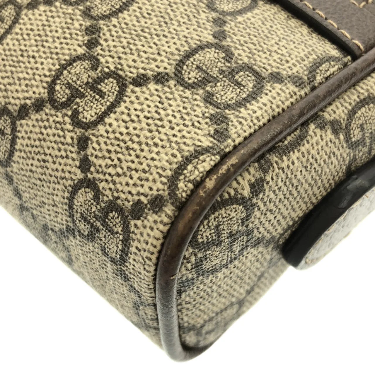 GUCCI 517350 96IWS 肩背包 帆布 黑色 帆布 中古品A - 縮圖 3