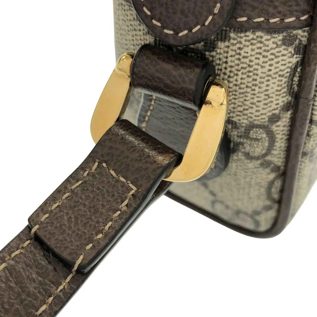 GUCCI 517350 96IWS 肩背包 帆布 黑色 帆布 中古品A - 縮圖 7