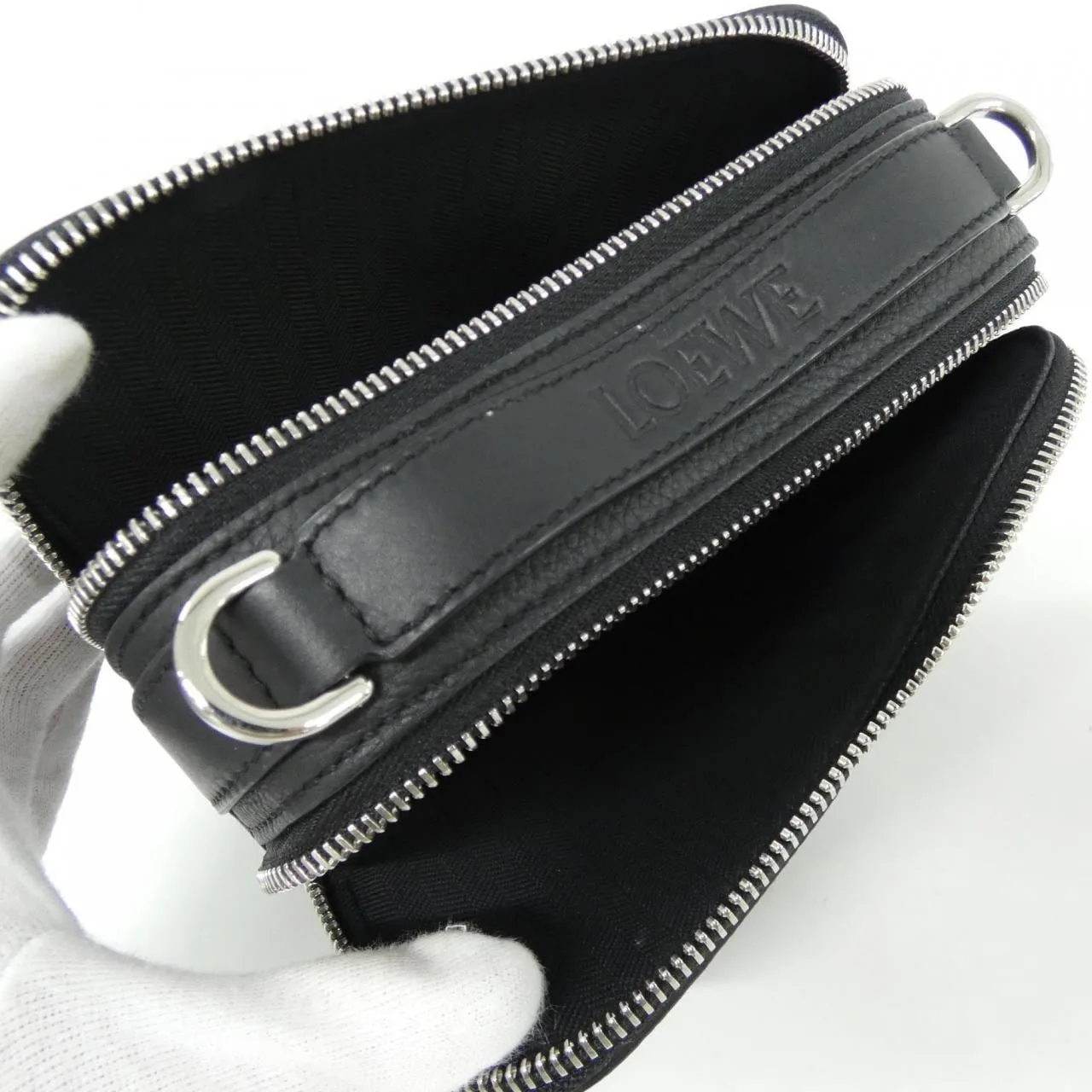 LOEWE C660R41X01 Shoulder Black Rank A - Thumbnail 7