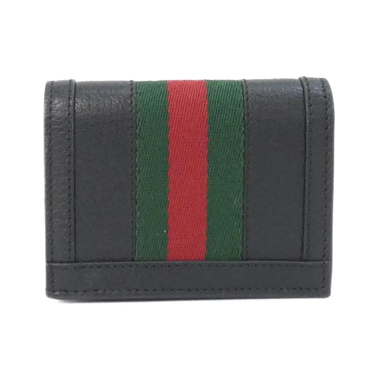 GUCCI 523155 DJ2DG Wallet Leather Black Leather Rank A - Thumbnail 2