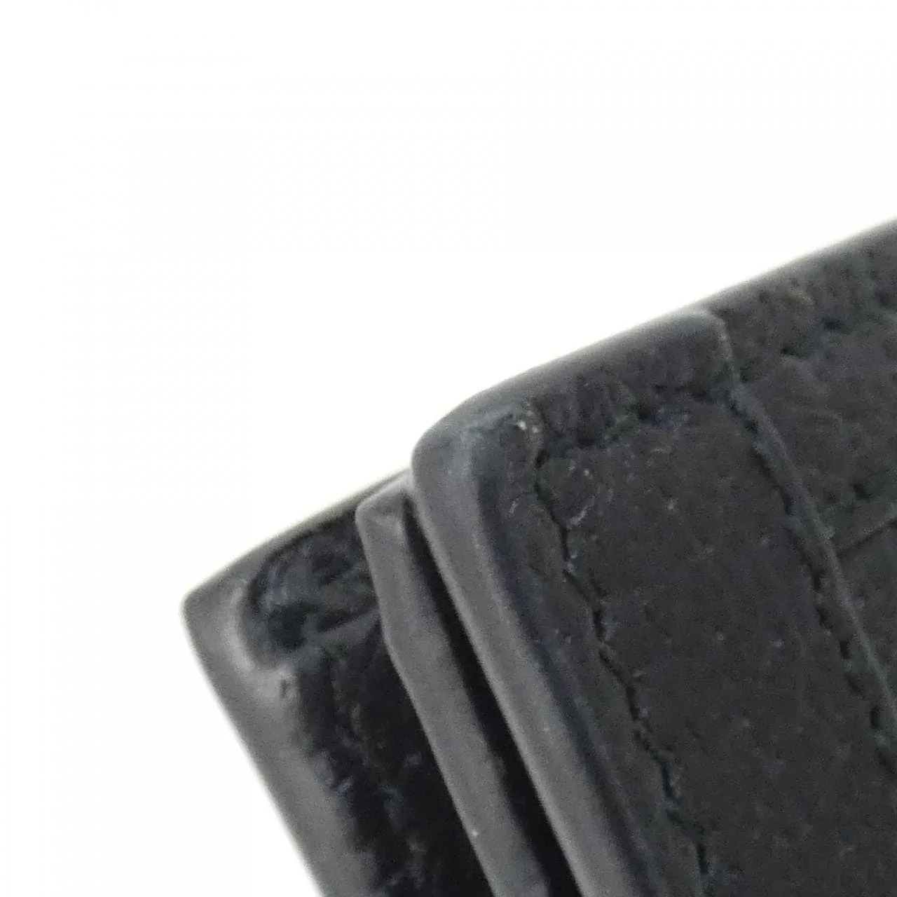 GUCCI 523155 DJ2DG Wallet Leather Black Leather Rank A - Thumbnail 3