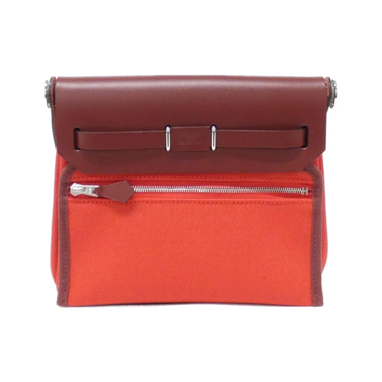 HERMES Herbag 086430CK Shoulder Rouge Rank A - Thumbnail 2