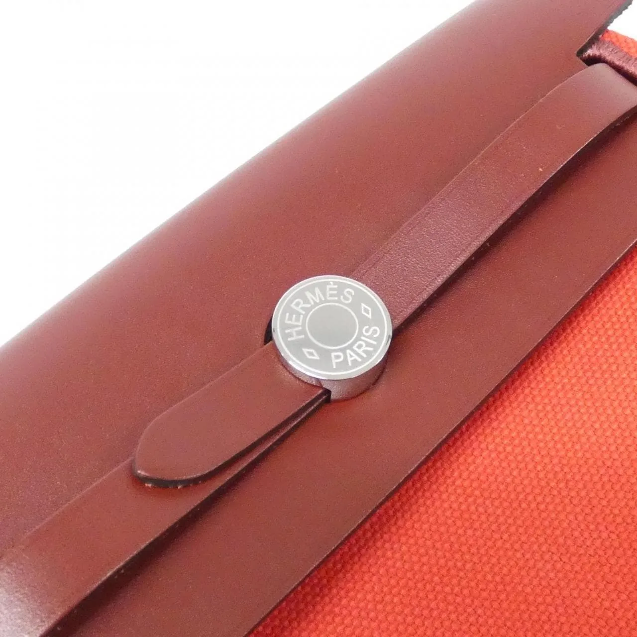 HERMES Herbag 086430CK Shoulder Rouge Rank A - Thumbnail 4