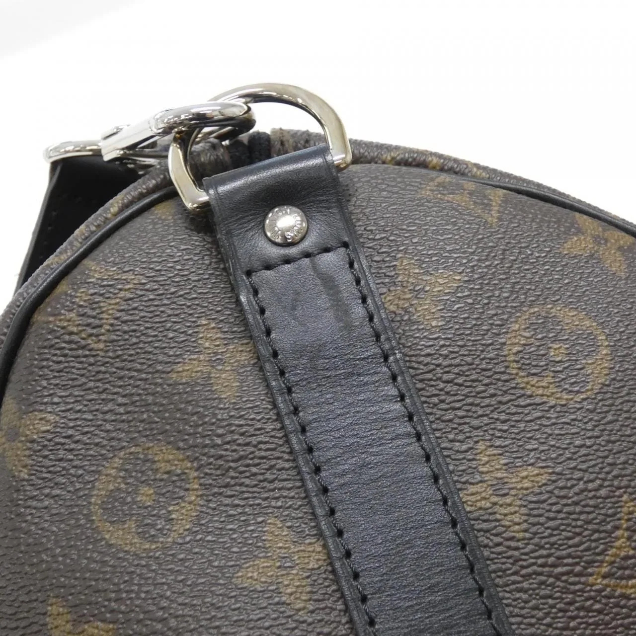 LOUIS VUITTON Keepall M56714 Boston Monogram 黑色 Monogram 中古品A - 縮圖 6