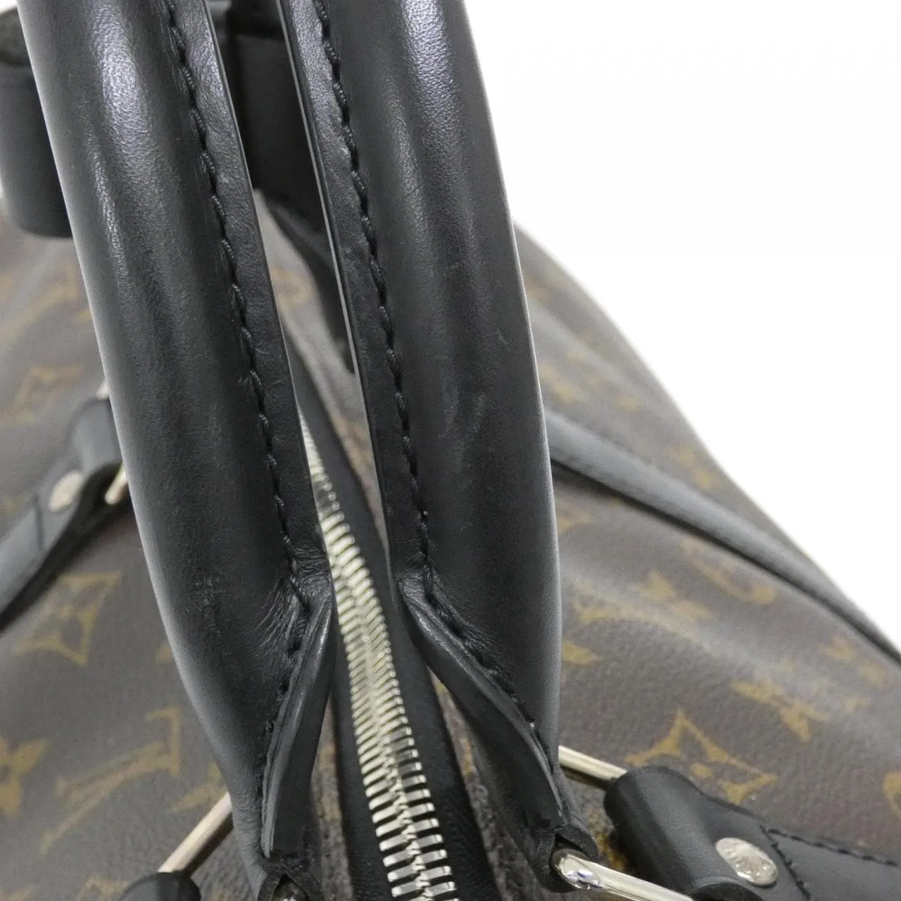 LOUIS VUITTON Keepall M56714 Boston Monogram 黑色 Monogram 中古品A - 縮圖 8