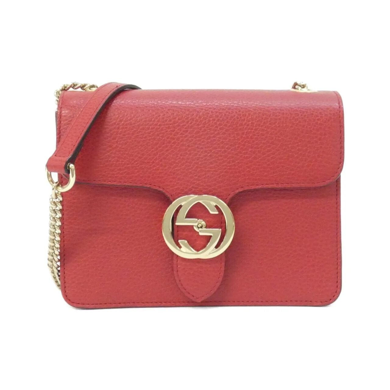 GUCCI 510304 CAO0G Shoulder Leather Black