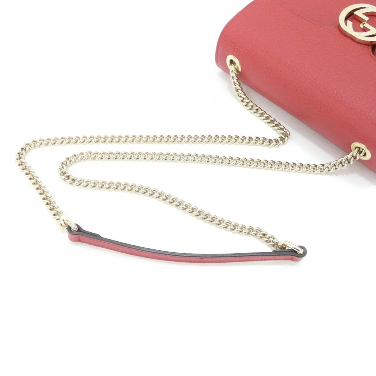 GUCCI 510304 CAO0G Shoulder Leather 黑色 皮革 中古品A - 縮圖 6