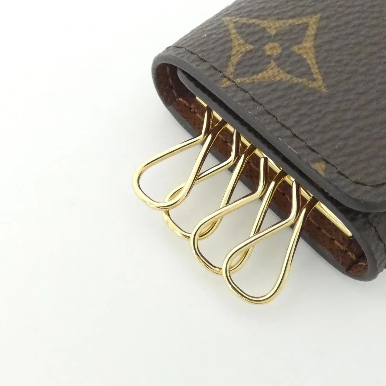 LOUIS VUITTON M69517 Key Case Monogram Black Monogram Rank A - Thumbnail 2