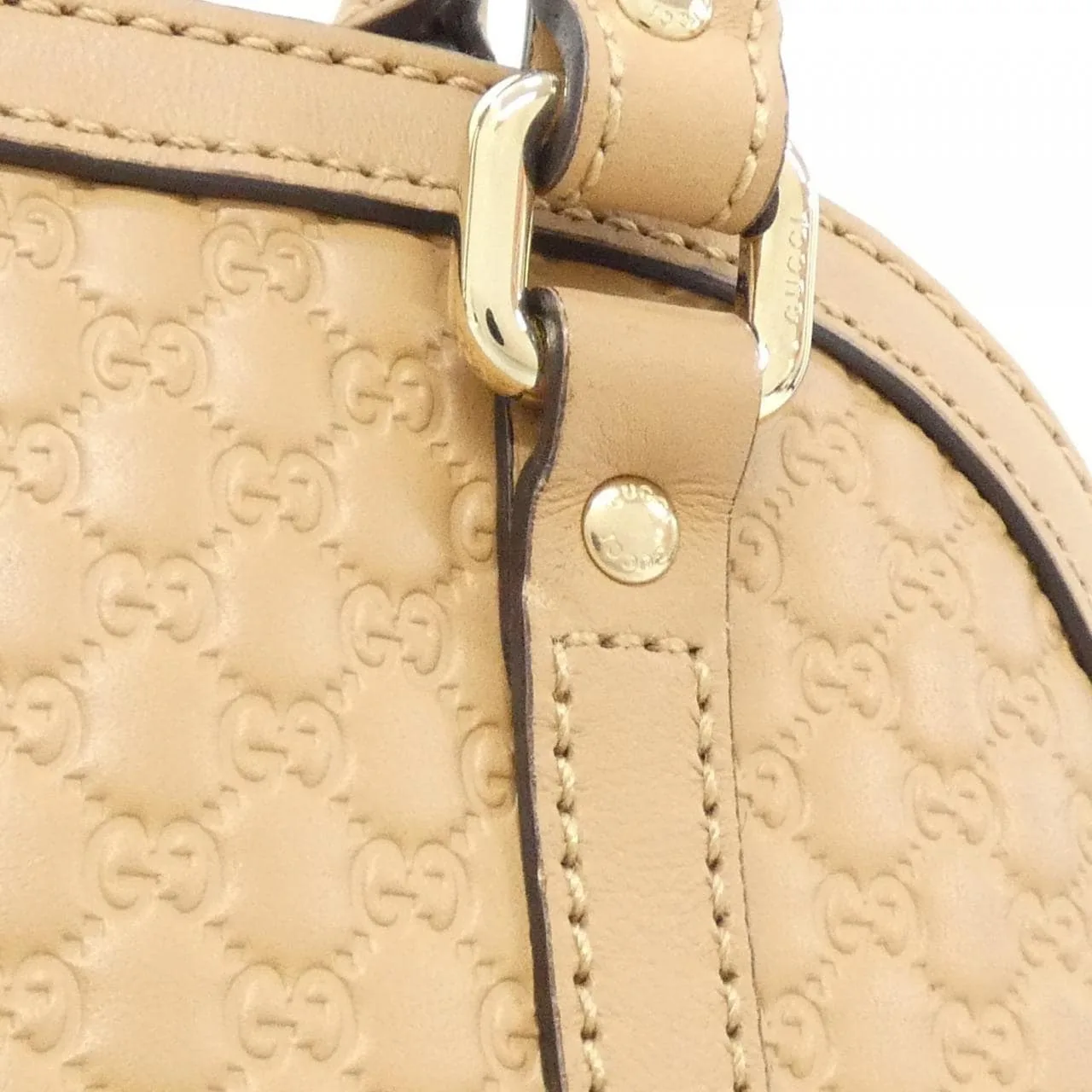 GUCCI GG Supreme 449654 BMJ1G Handbag Leather Black Leather Rank A - Thumbnail 6