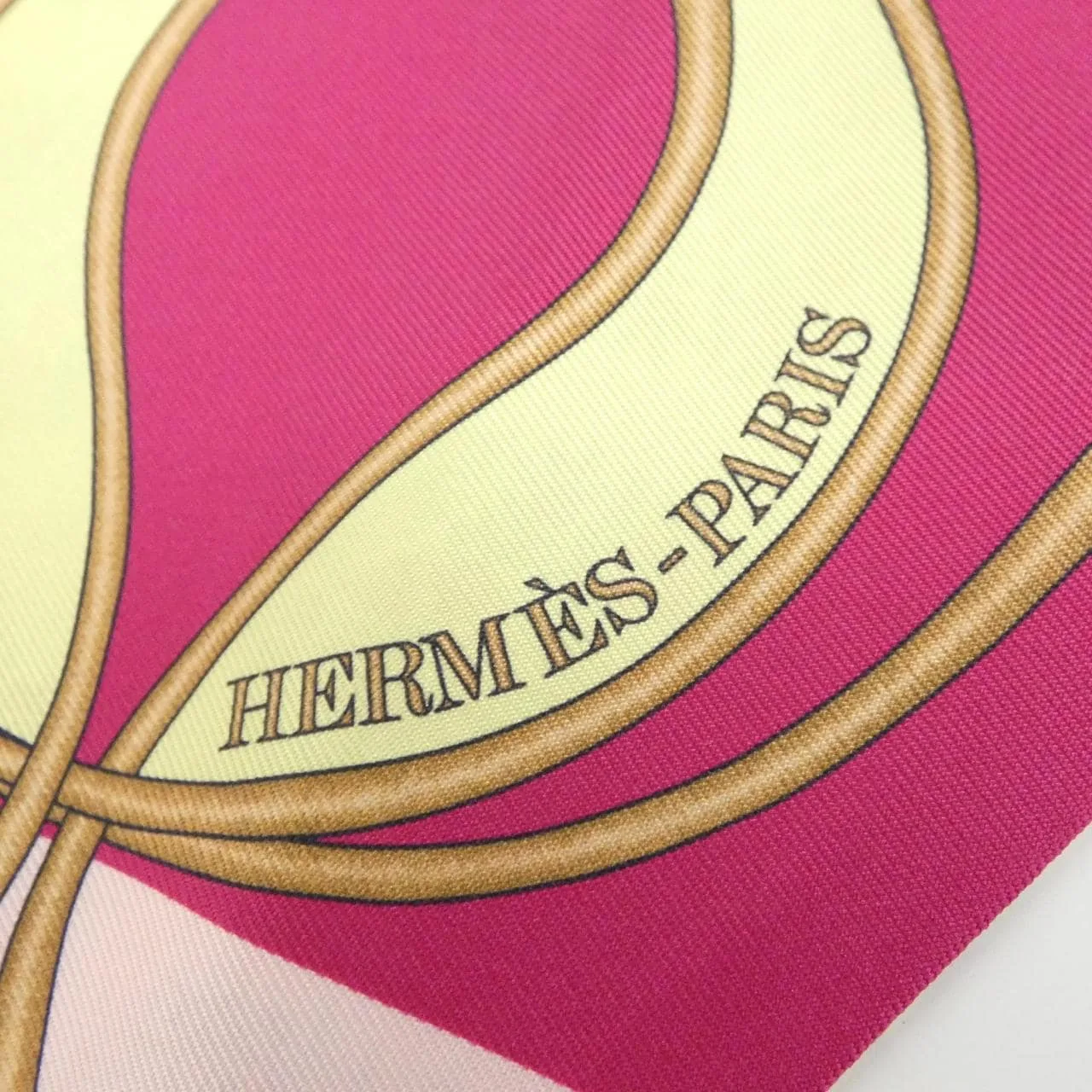 HERMES Scarf Black Rank A - Thumbnail 3